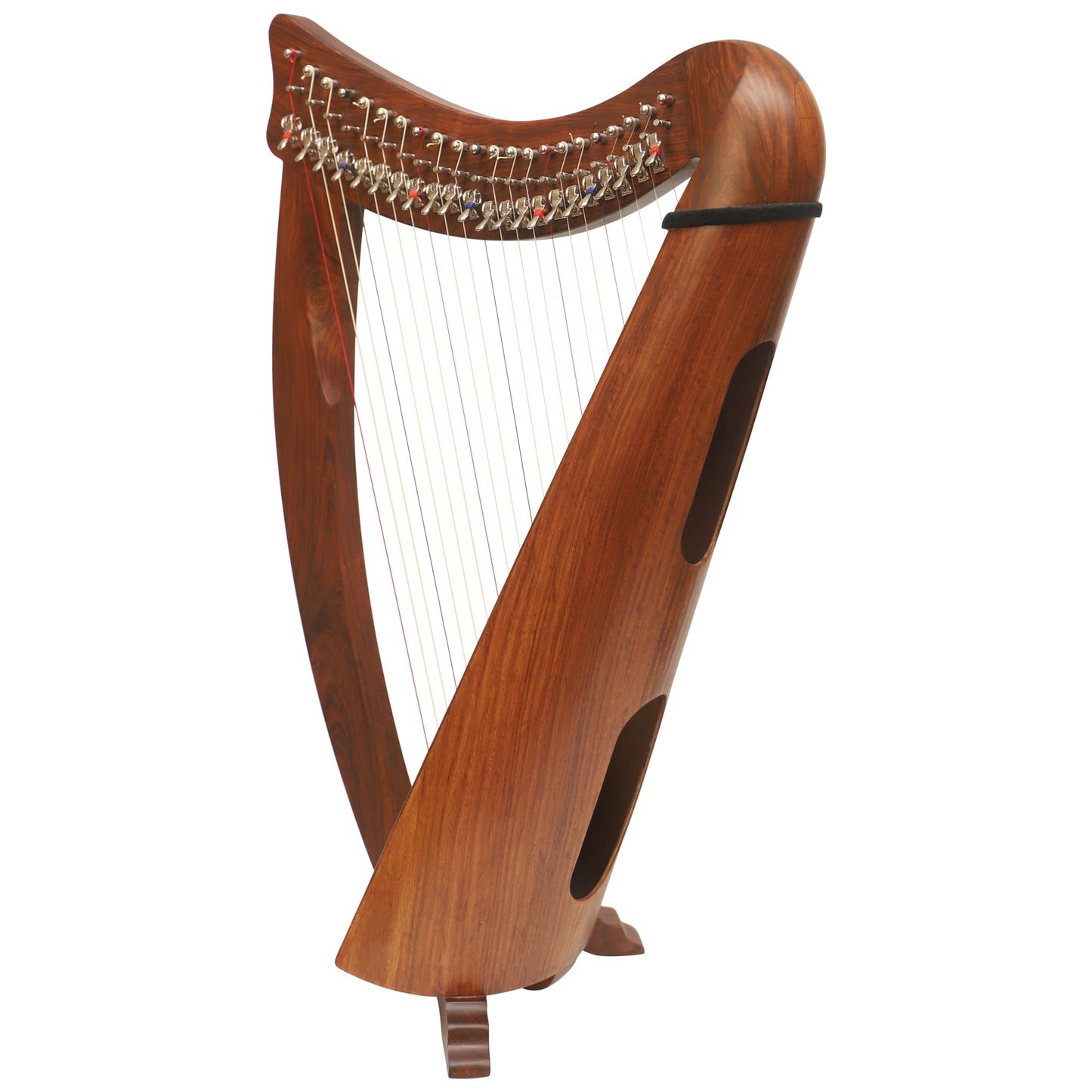 22 STRING CLADDAGH BUSKER HARP ROSEWOOD