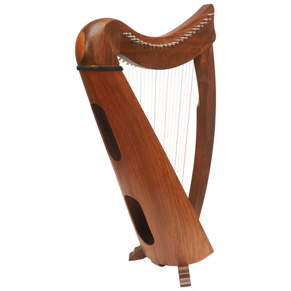 22 STRING CLADDAGH BUSKER HARP ROSEWOOD