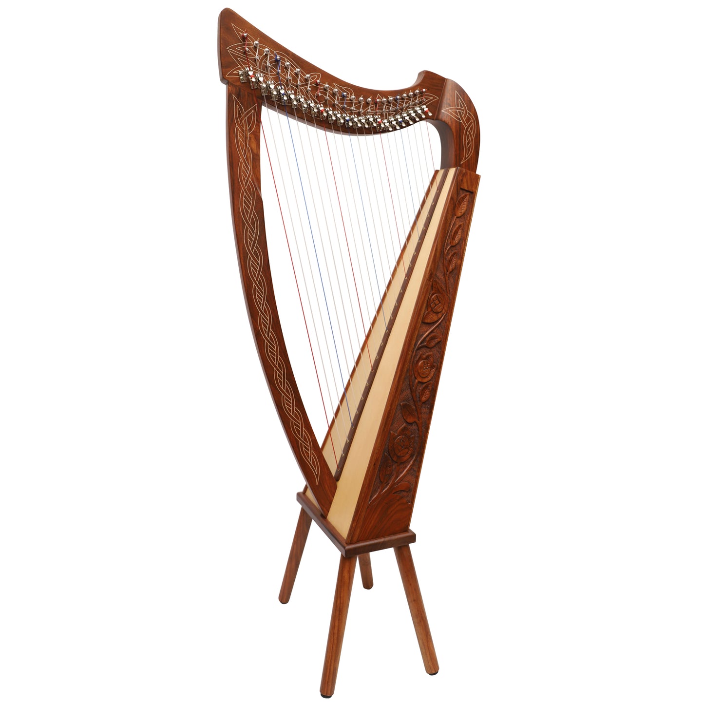 22 STRING BORU HARP ROSEWOOD