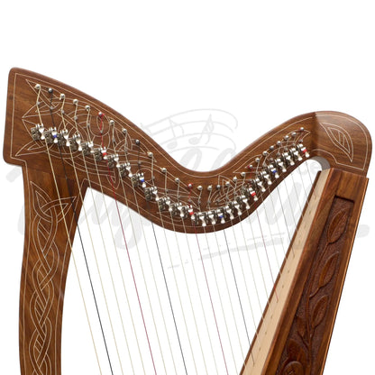 27 String Boru Harp Rosewood