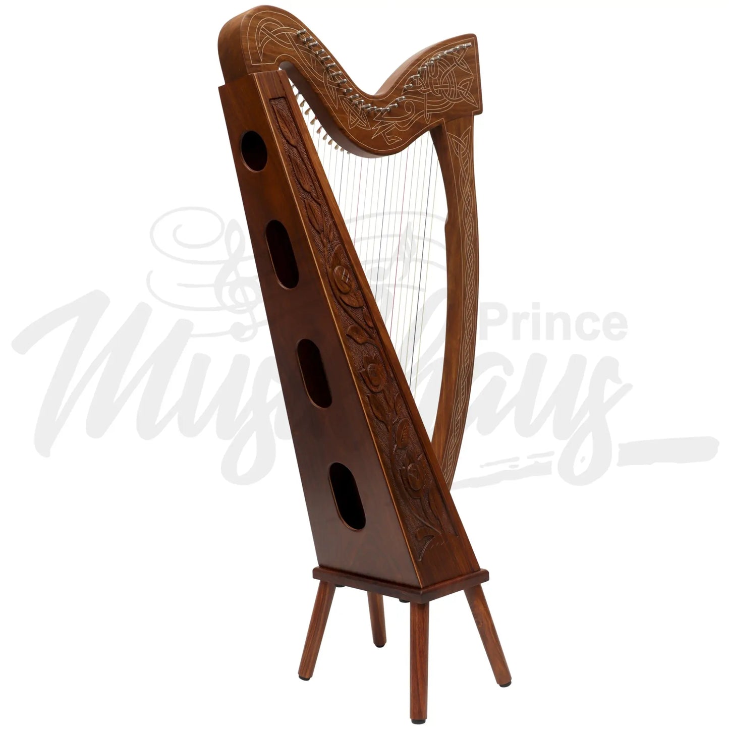 27 String Boru Harp Rosewood