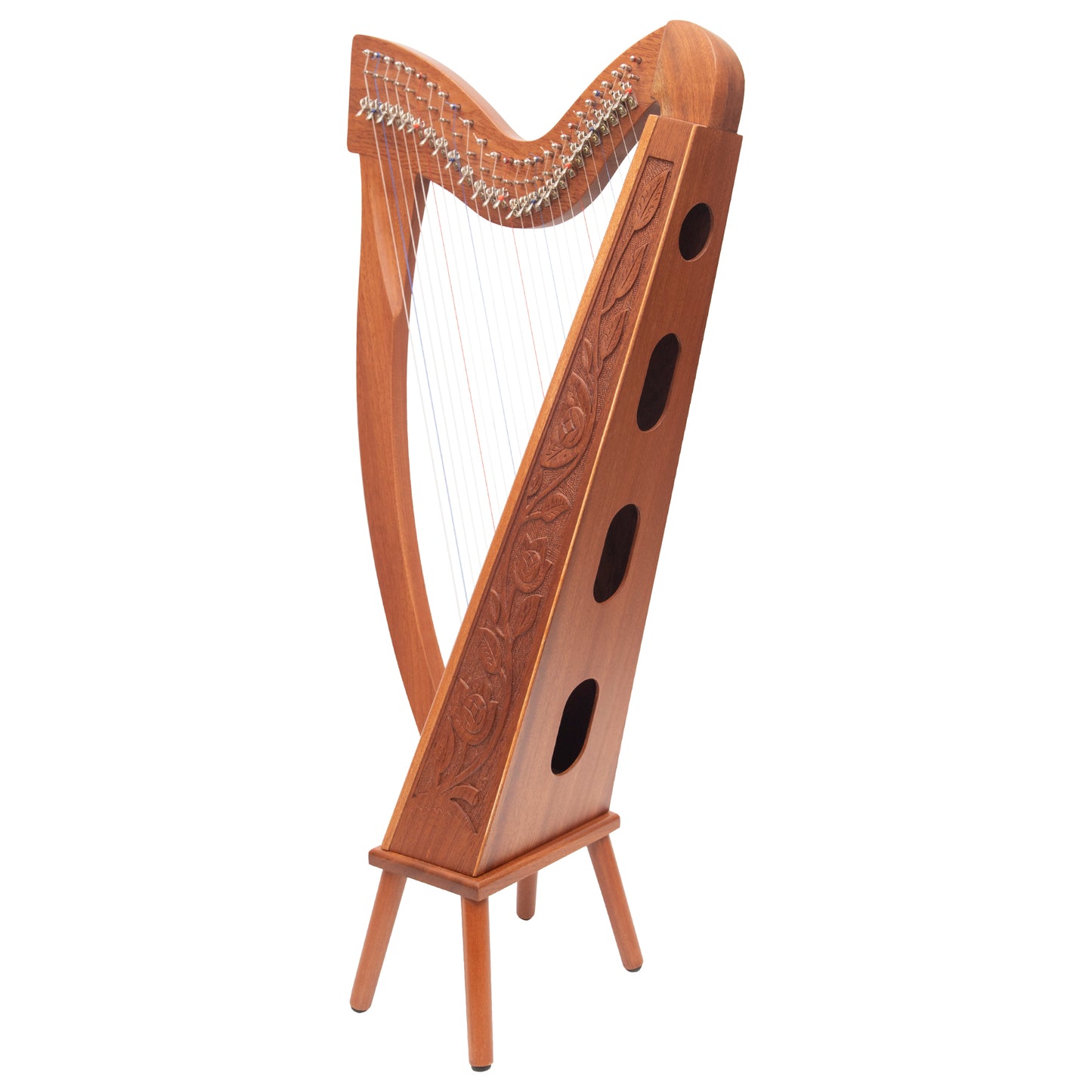 27 String Trinity Harp Mahogany