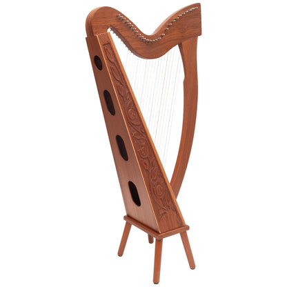 27 String Trinity Harp Mahogany