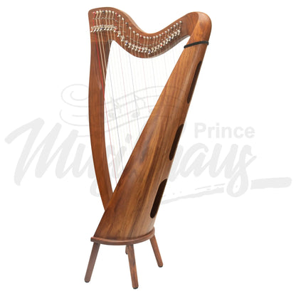 28 String Claddagh Harp Rosewood