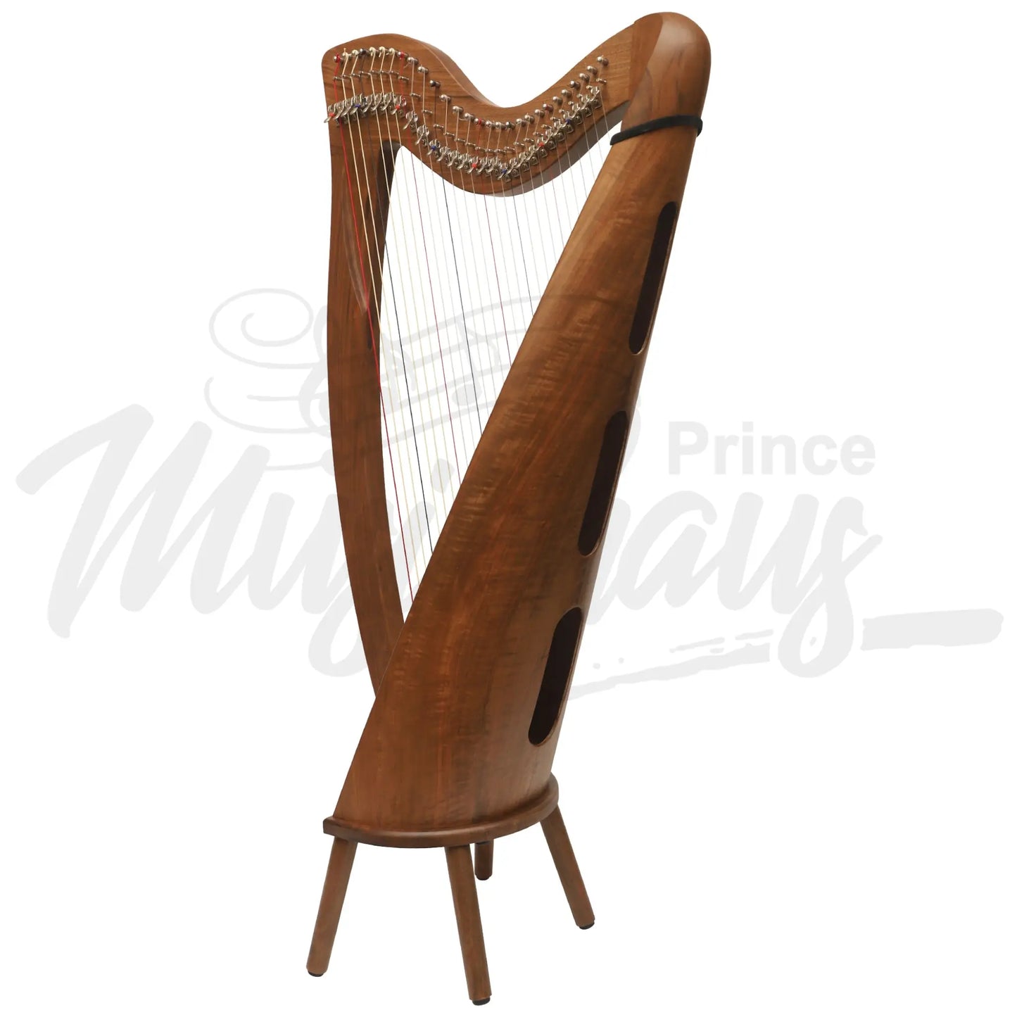 28 String Claddagh Harp Walnut