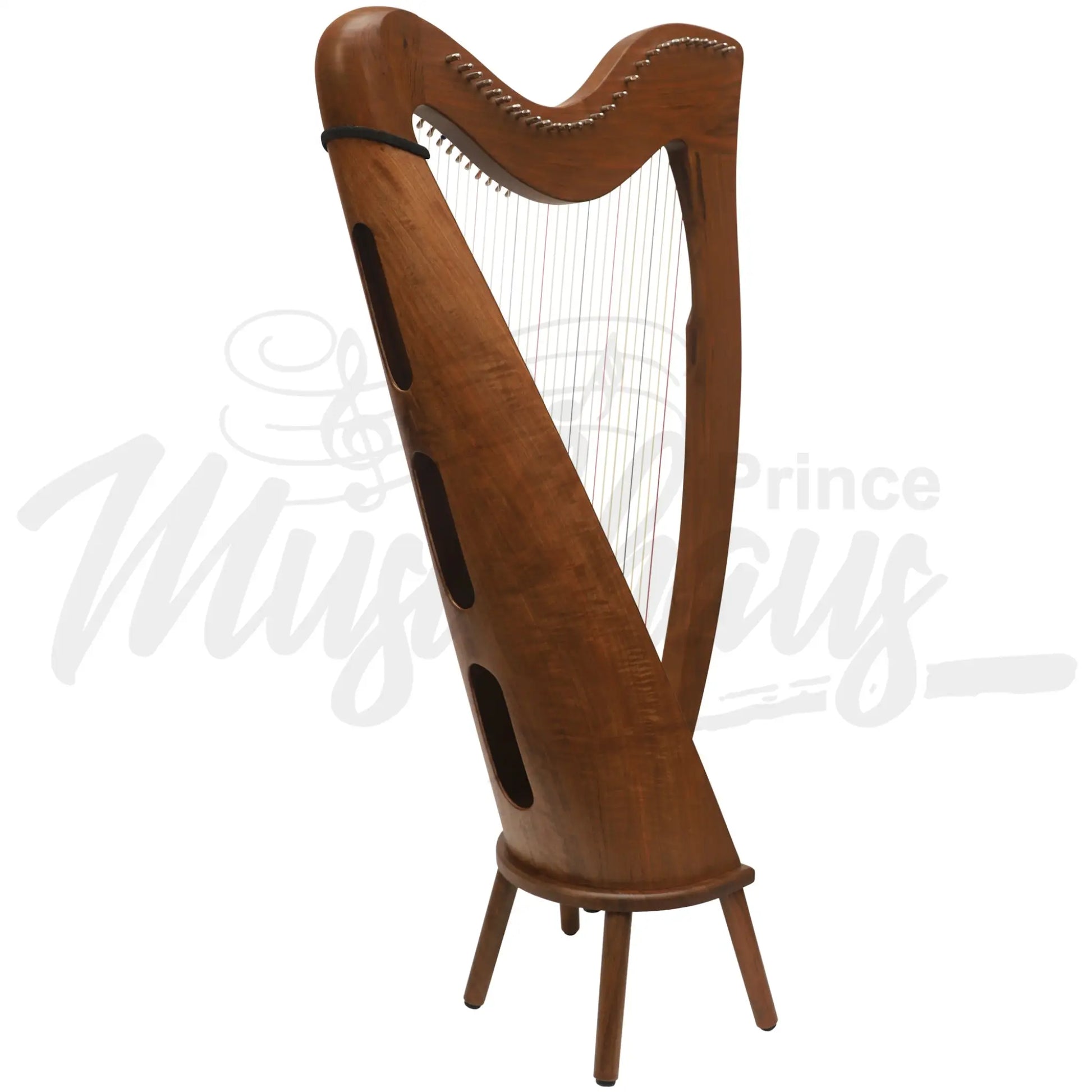 28 String Claddagh Harp Walnut