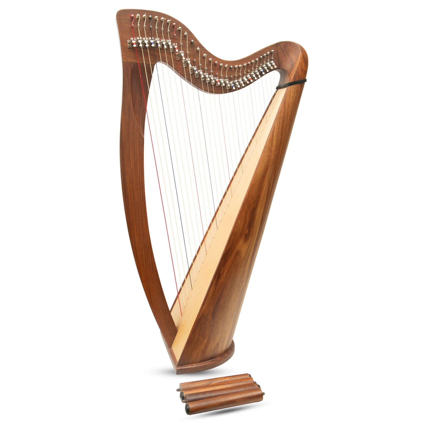 28 STRING CLADDAGH HARP ROSEWOOD