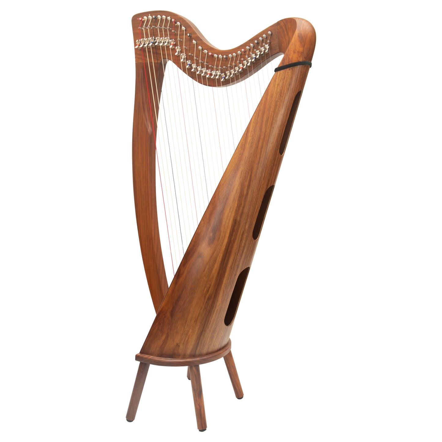 28 STRING CLADDAGH HARP ROSEWOOD