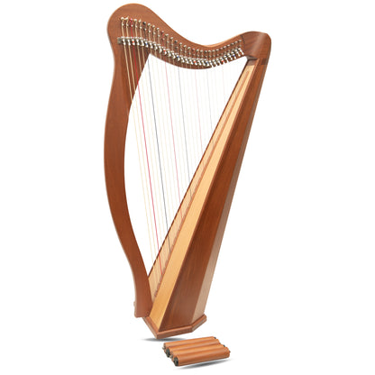 MUZIKKON 29 STRING ARD RI HARP MAHOGANY