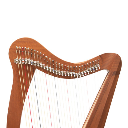 MUZIKKON 29 STRING ARD RI HARP MAHOGANY