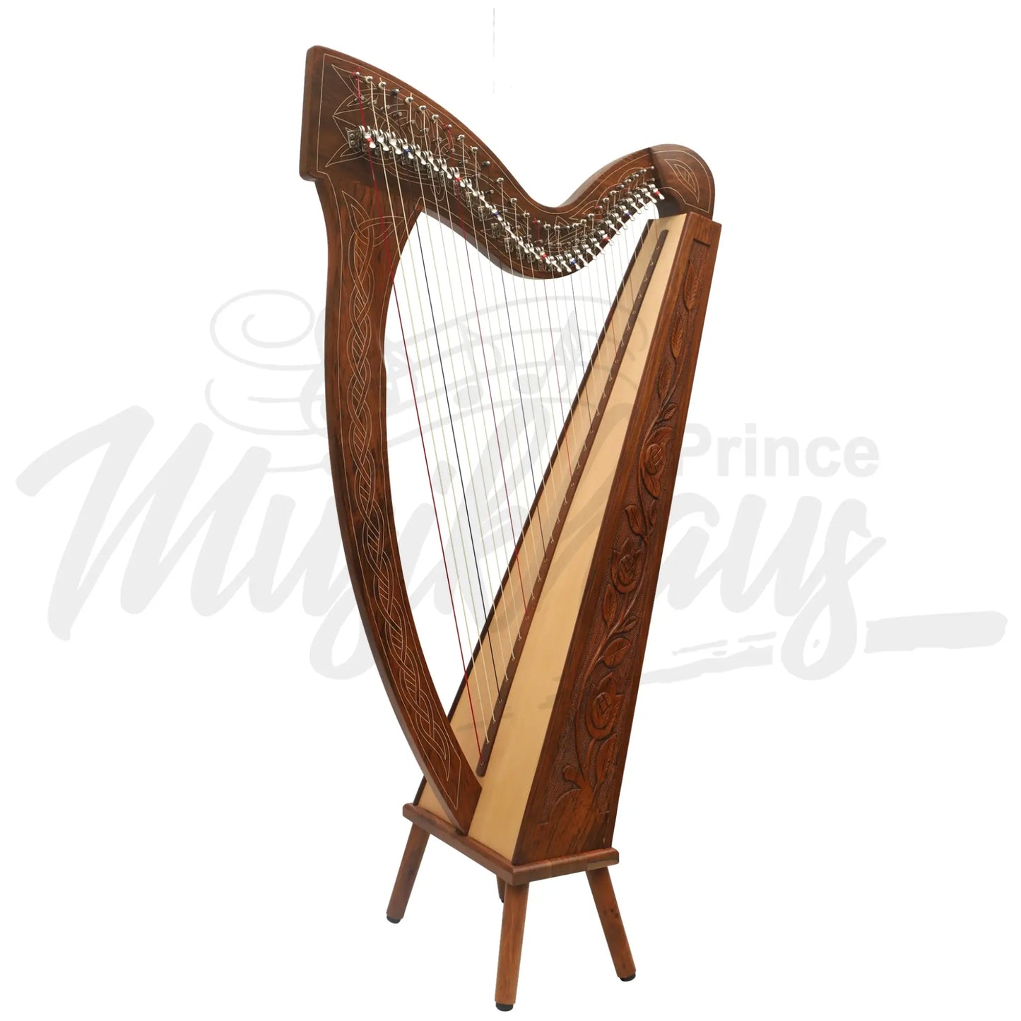 29 String Boru Harp Rosewood