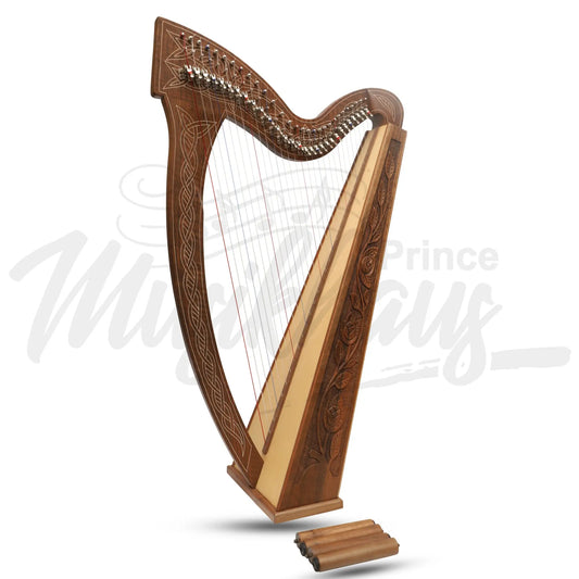 29 String Boru Harp Walnut