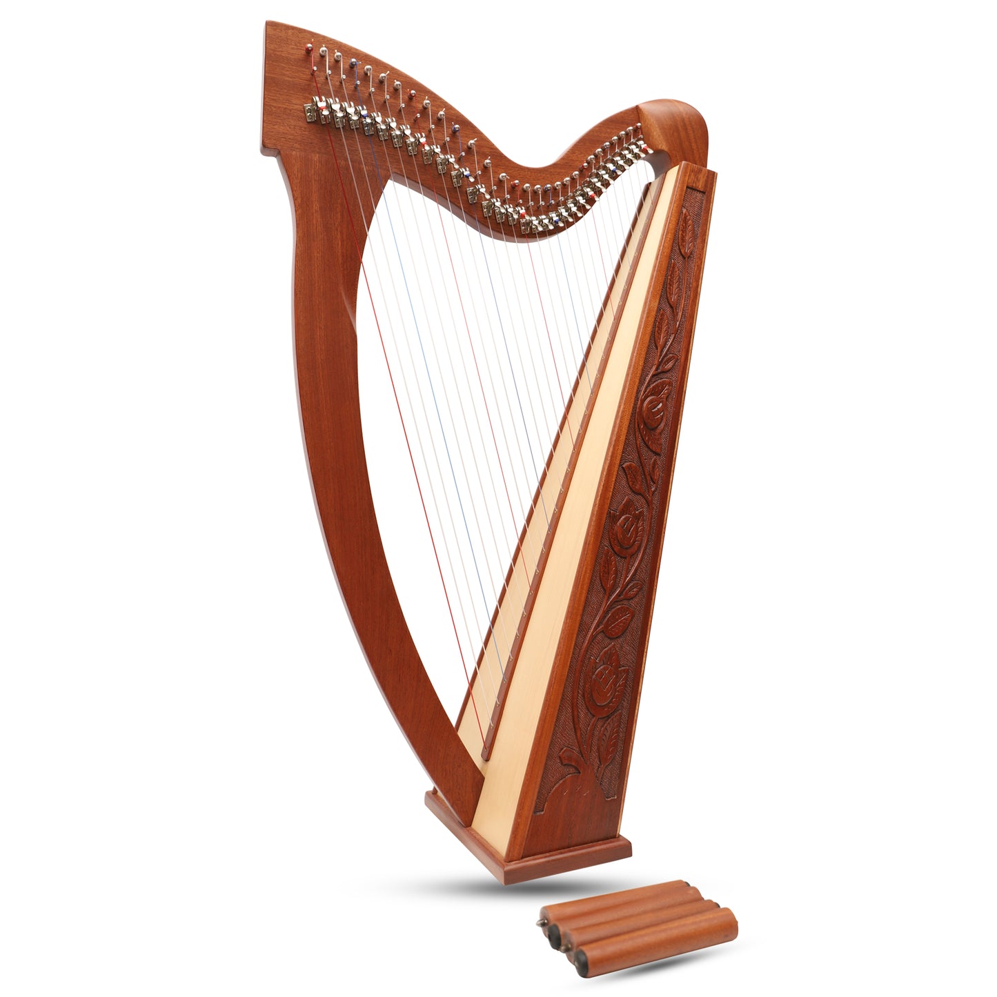 29 Strings Trinity Harp Mahogany