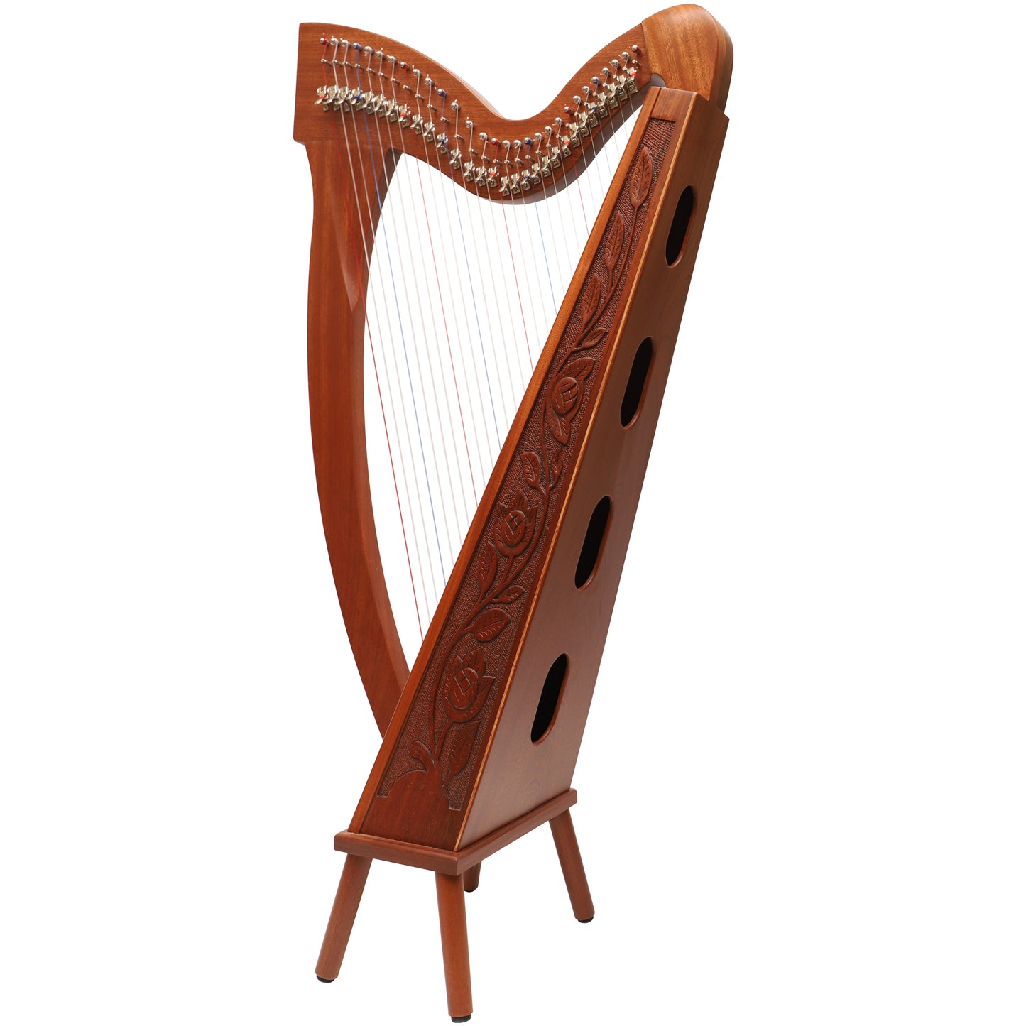 29 Strings Trinity Harp Mahogany