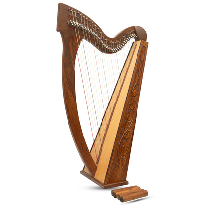 29 STRING TRINITY HARP ROSEWOOD