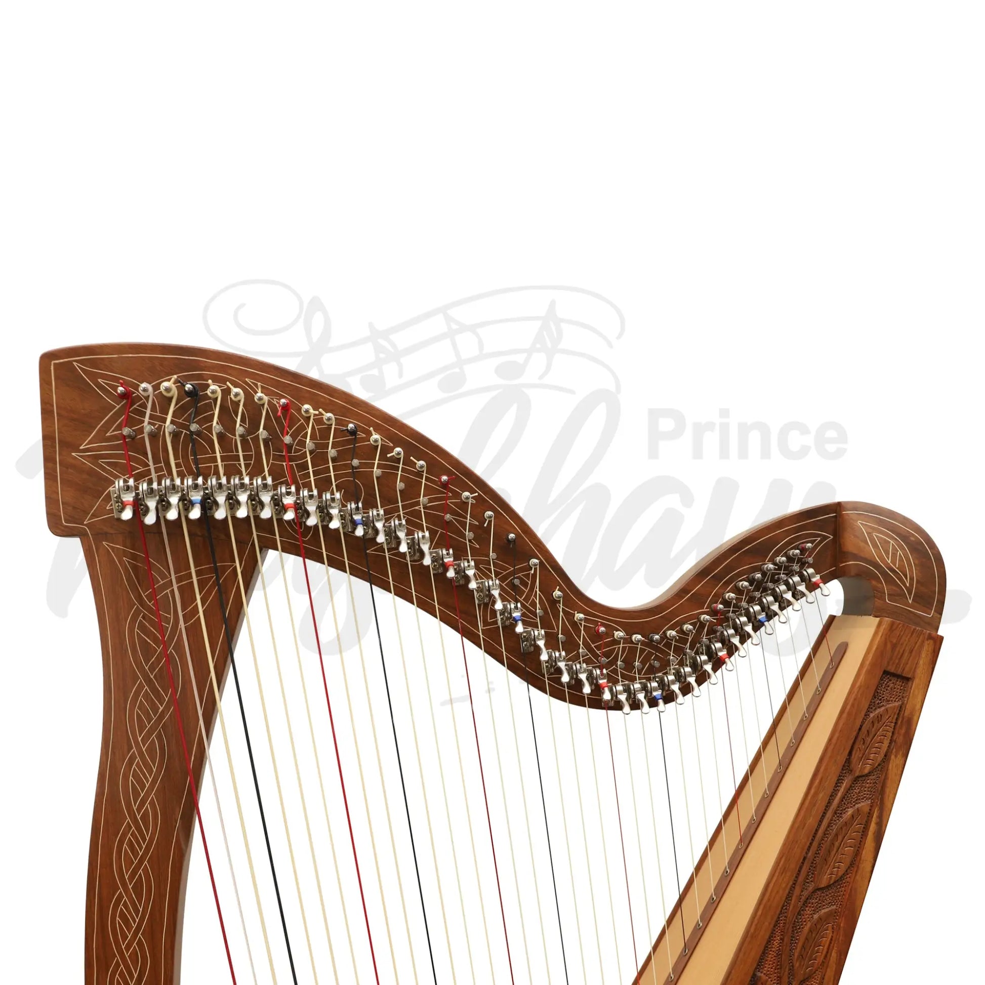 36 String Muzikkon Boru Harp Rosewood