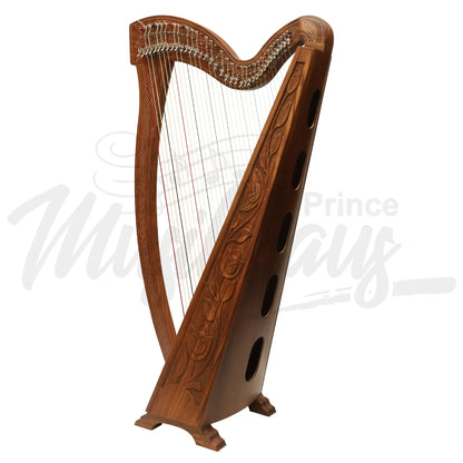 36 String Muzikkon Boru Harp Rosewood