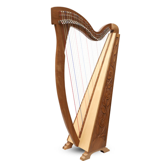 36 STRING TRINITY HARP WALNUT