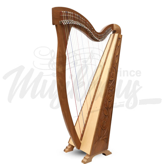 36 String Trinity Harp Walnut