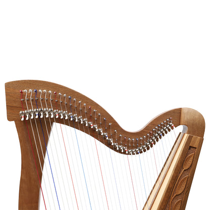 36 STRING TRINITY HARP WALNUT