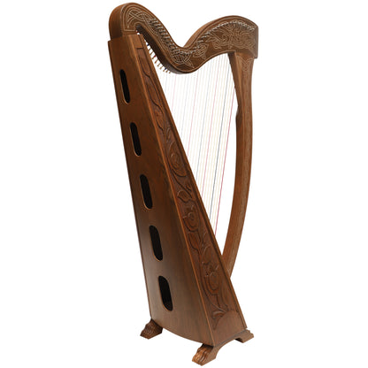 36 STRING BORU HARP WALNUT