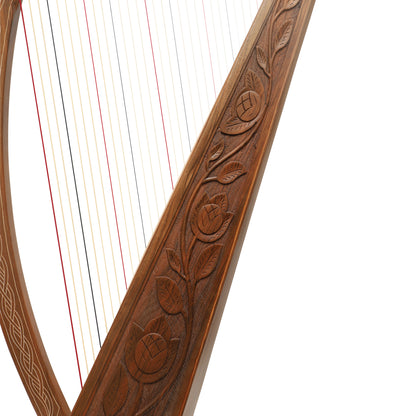 36 STRING BORU HARP WALNUT