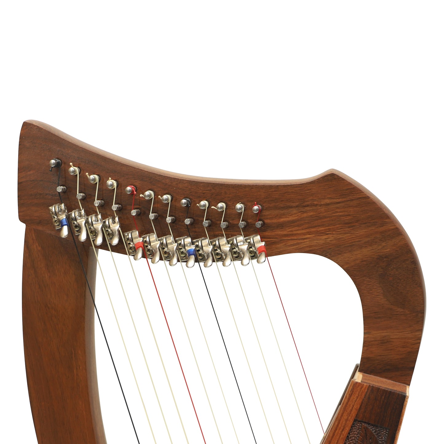 O'CAROLAN HARP, 12 STRING R/W WITH SHARPENING LEVERS