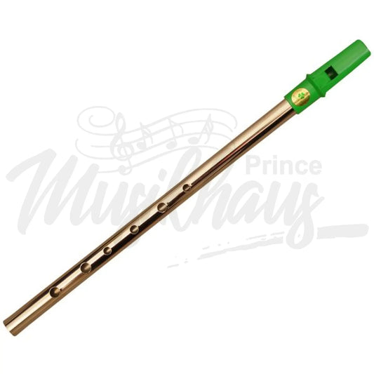 Clare Irish Tin Whistle In D Nickel Green