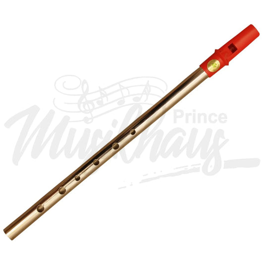 Clare Irish Tin Whistle In D Nickel Red