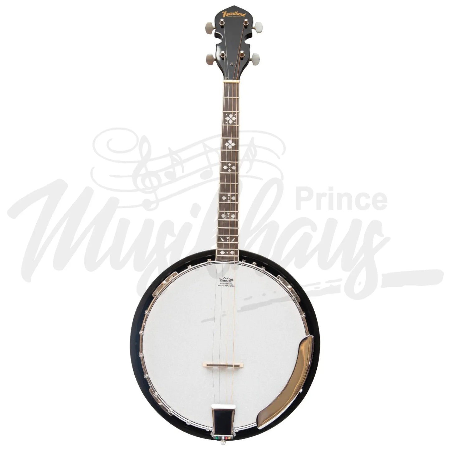 Heartland 4 String 17 Fret Irish Tenor Banjo Left Handed Player Series With Closed Solid Back