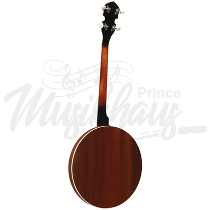 Heartland 4 String 17 Fret Irish Tenor Banjo Left Handed Player Series With Closed Solid Back