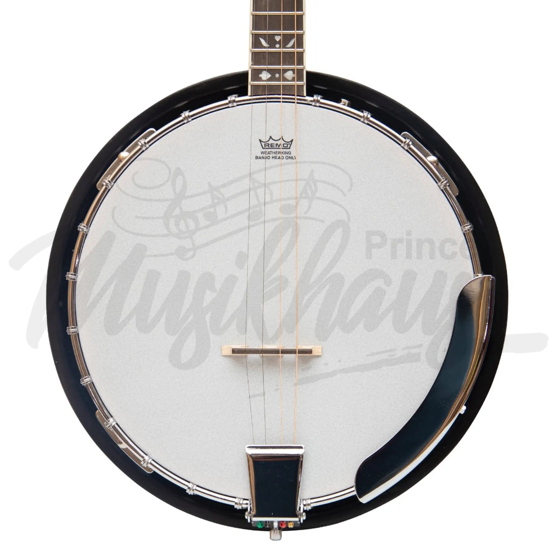 Heartland 4 String 17 Fret Irish Tenor Banjo Left Handed Player Series With Closed Solid Back