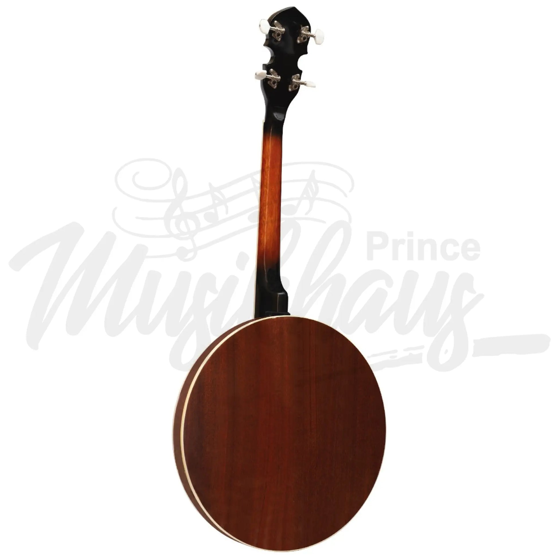 Heartland 4 String 17 Fret Irish Tenor Banjo Player Series With Closed Solid Back Sunburst Finish