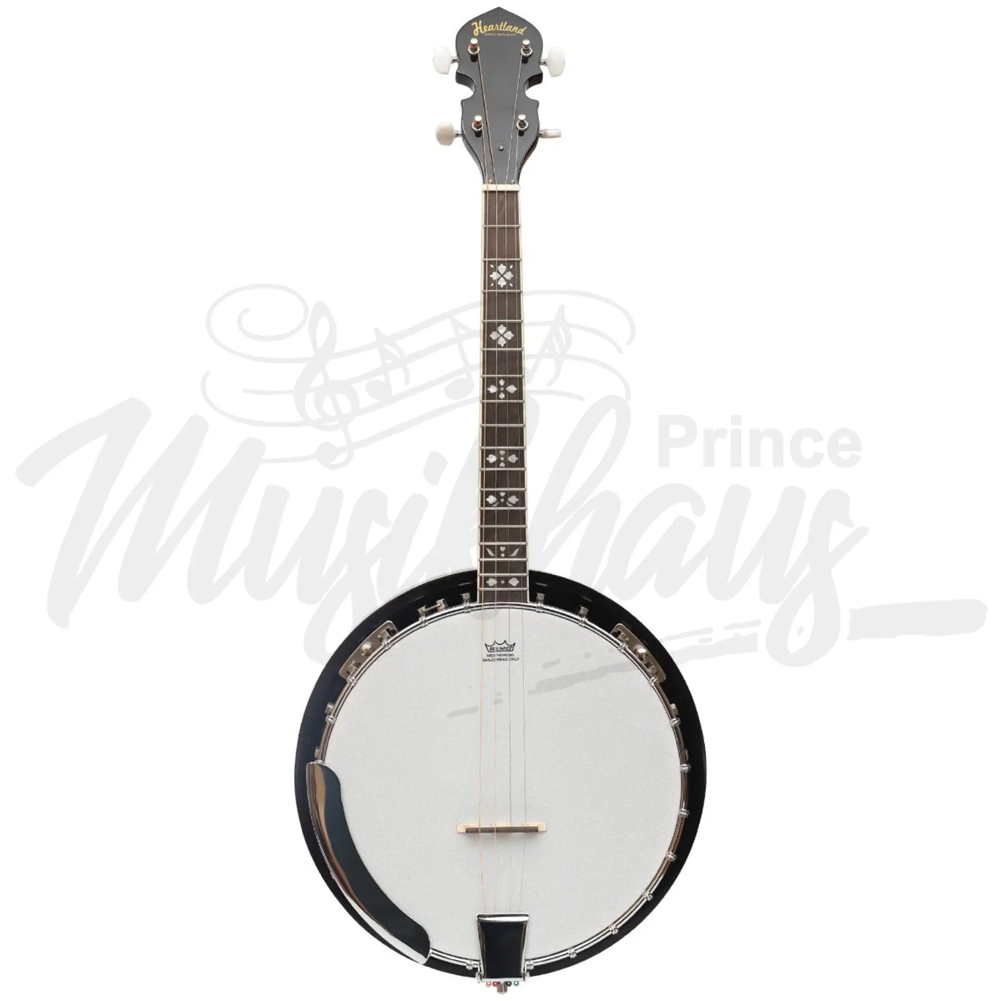 Heartland 4 String 17 Fret Irish Tenor Banjo Player Series With Closed Solid Back Sunburst Finish