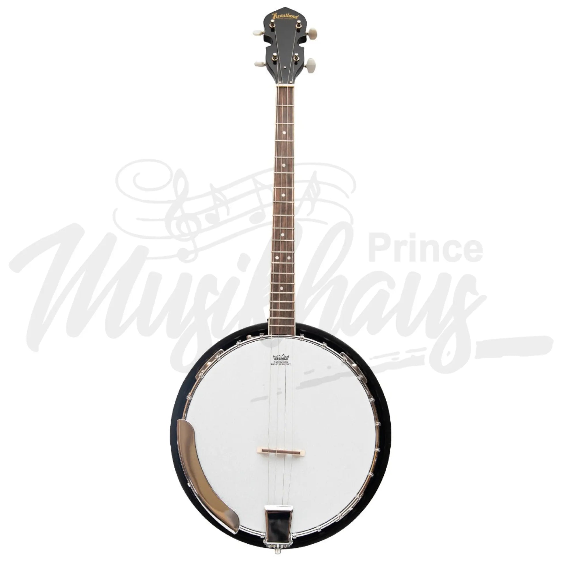 Heartland 4 String Banjo 19 Frets Irish Tenor 24 Bracket With Closed Solid Back