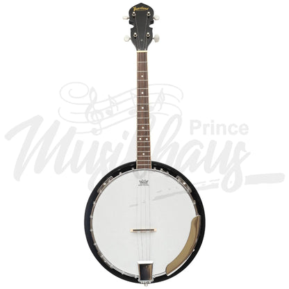 Heartland 4 String Banjo Closed Solid Back 17 Fret Left Handed Irish Tenor Short Scale