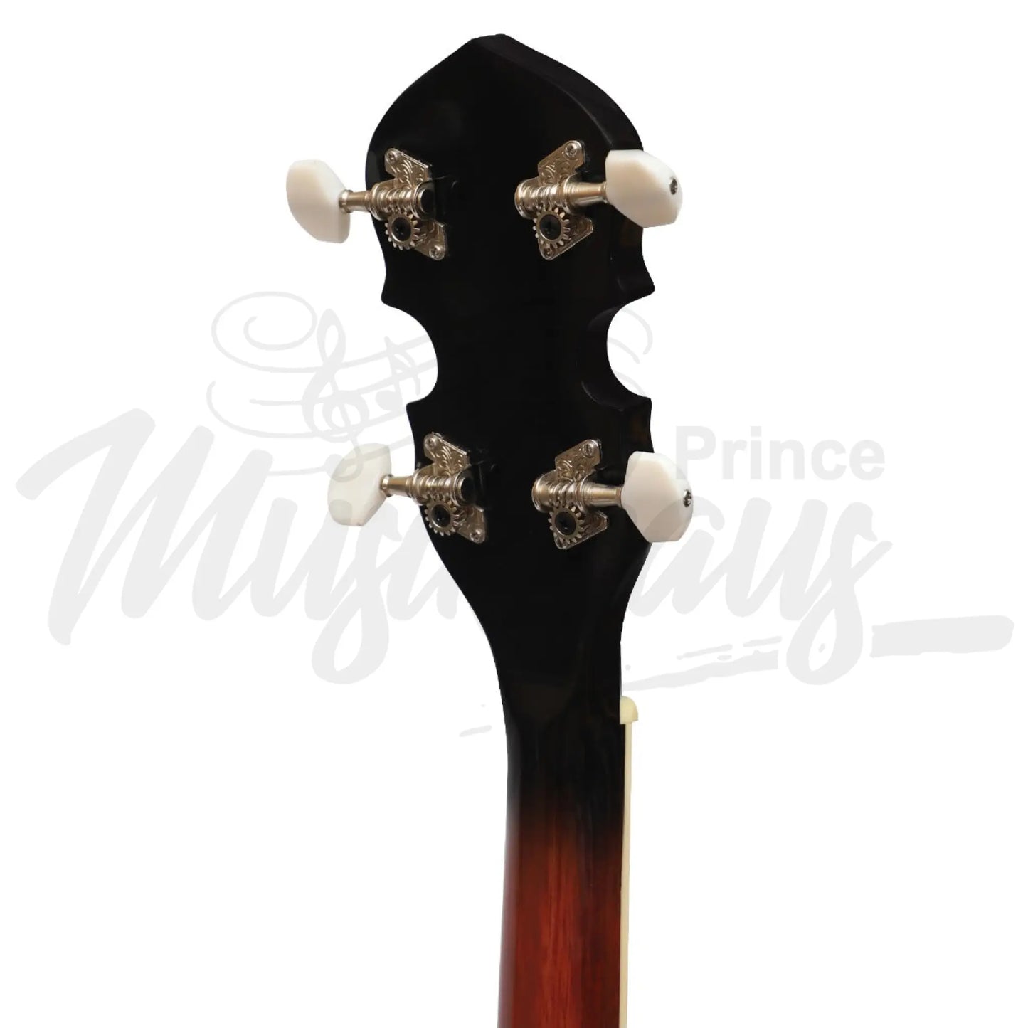 Heartland 4 String Banjo Closed Solid Back 17 Fret Left Handed Irish Tenor Short Scale