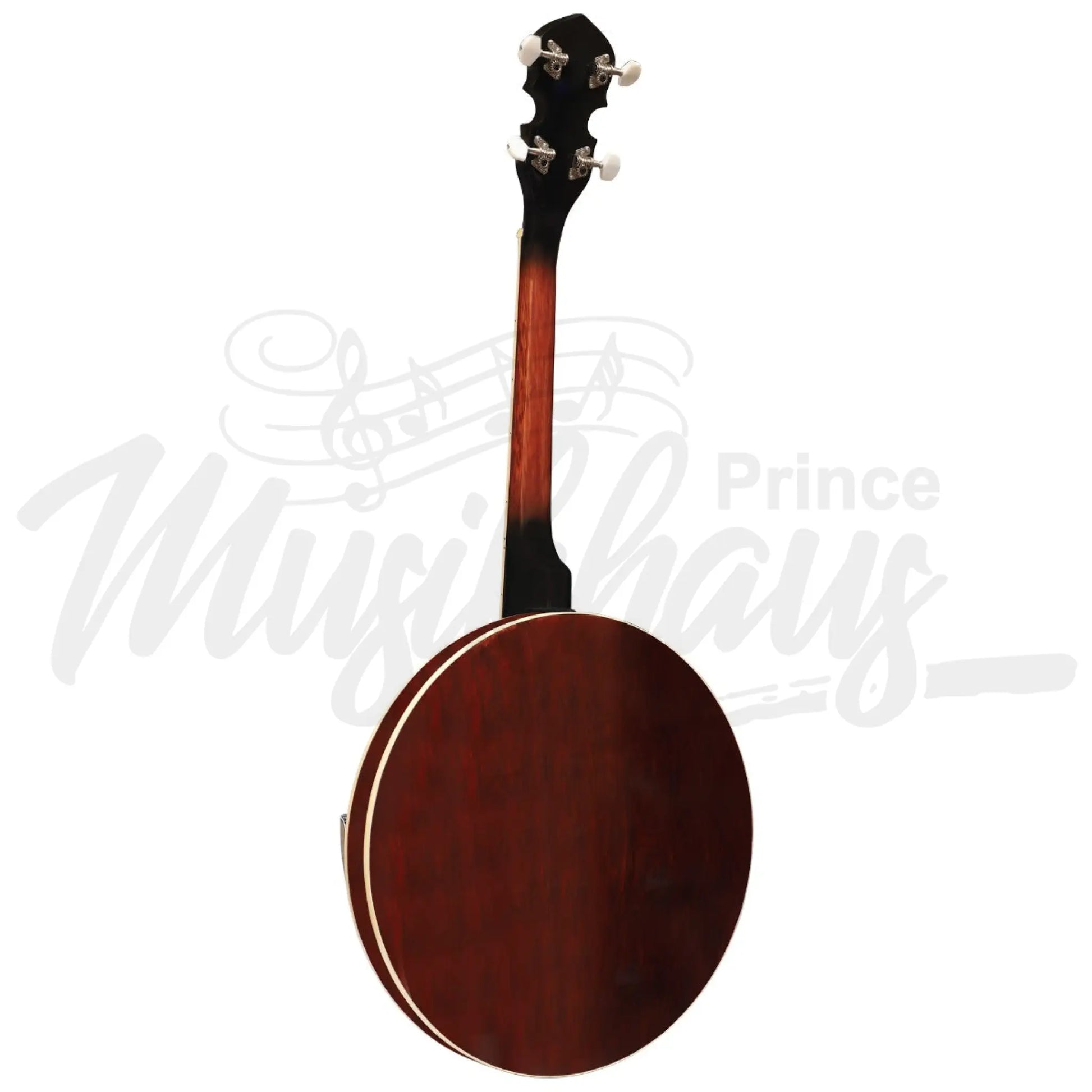 Heartland 4 String Banjo Closed Solid Back 17 Fret Left Handed Irish Tenor Short Scale