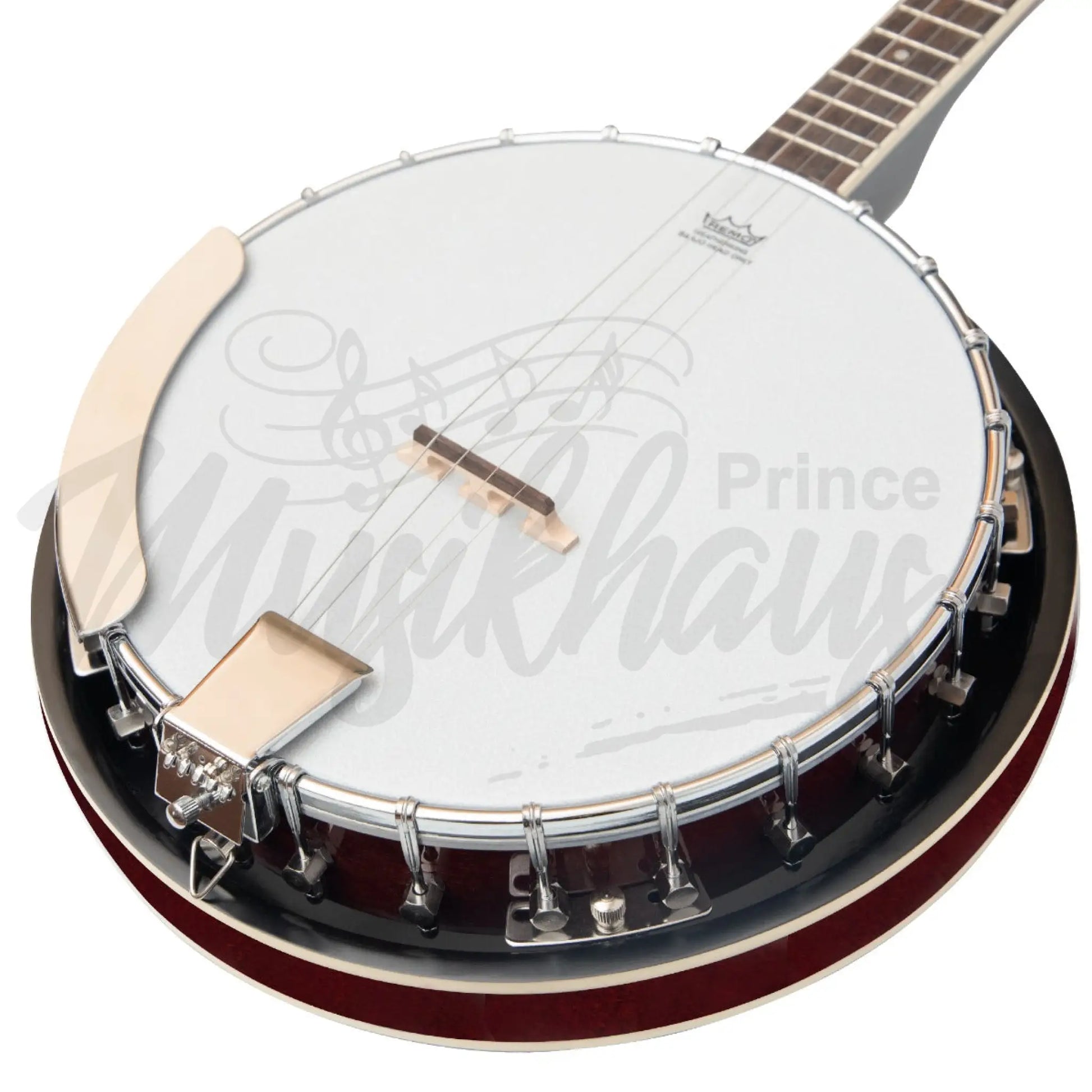 Heartland 4 String Banjo Solid Back 17 Fret Tenor Short Scale