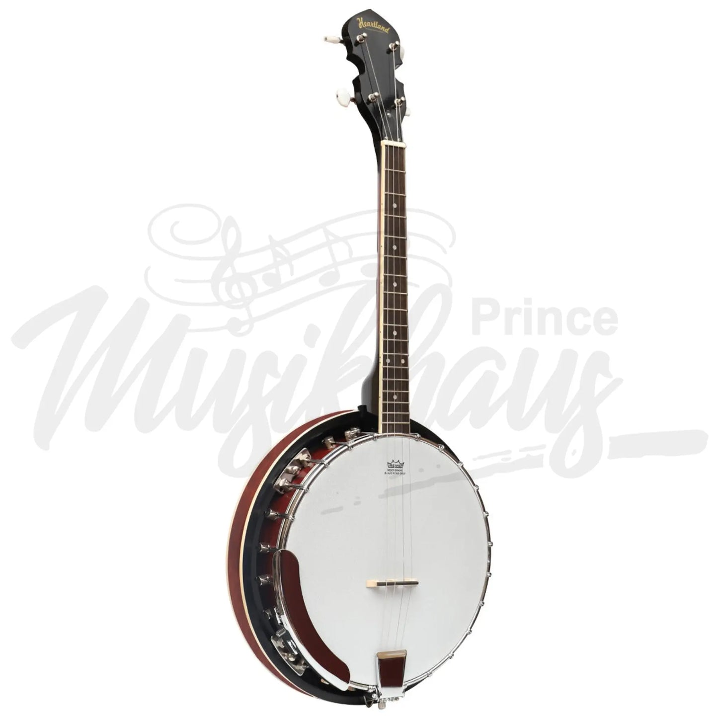 Heartland 4 String Banjo Solid Back 17 Fret Tenor Short Scale