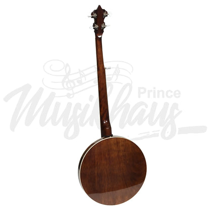 Heartland 5 String Irish Banjo 24 Bracket With Closed Solid Back And Geared 5Th Tuner