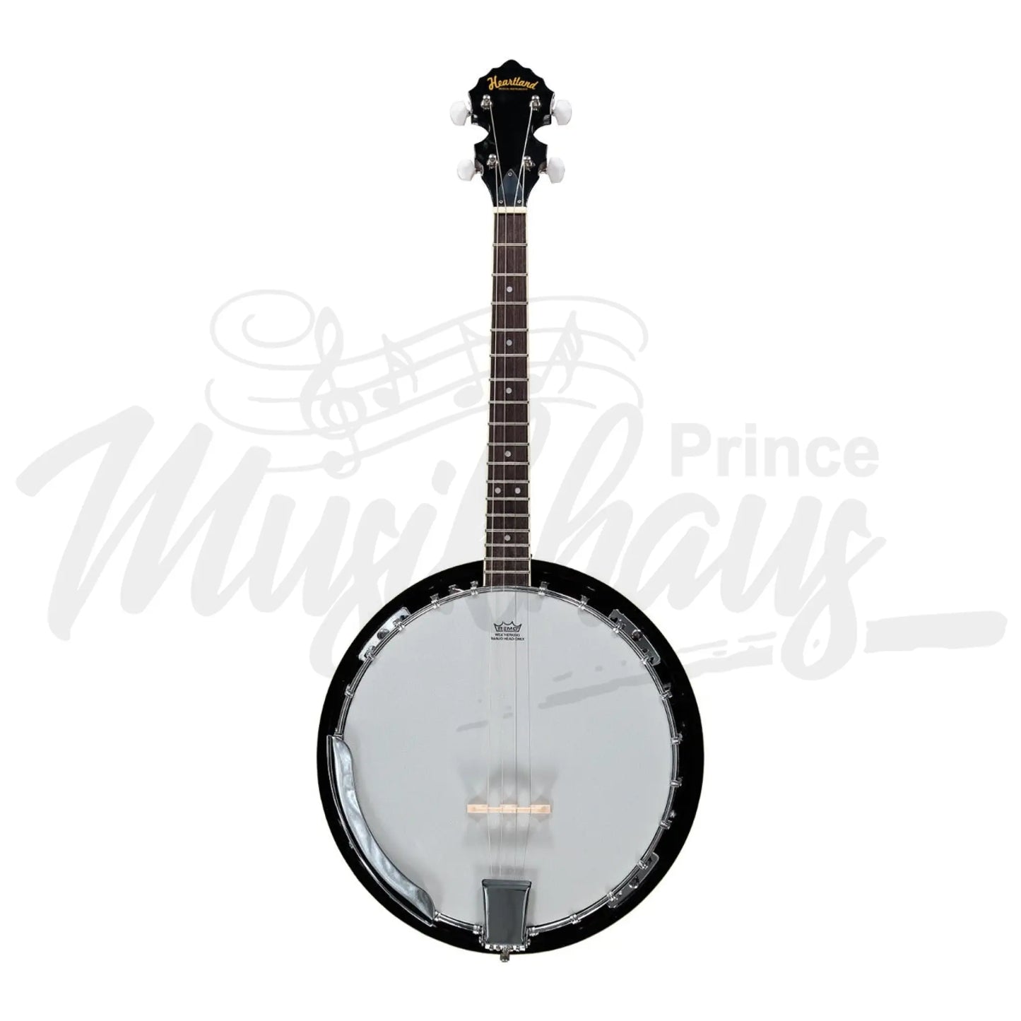 Heartland 6 String Guitar Banjo Solid Back Irish