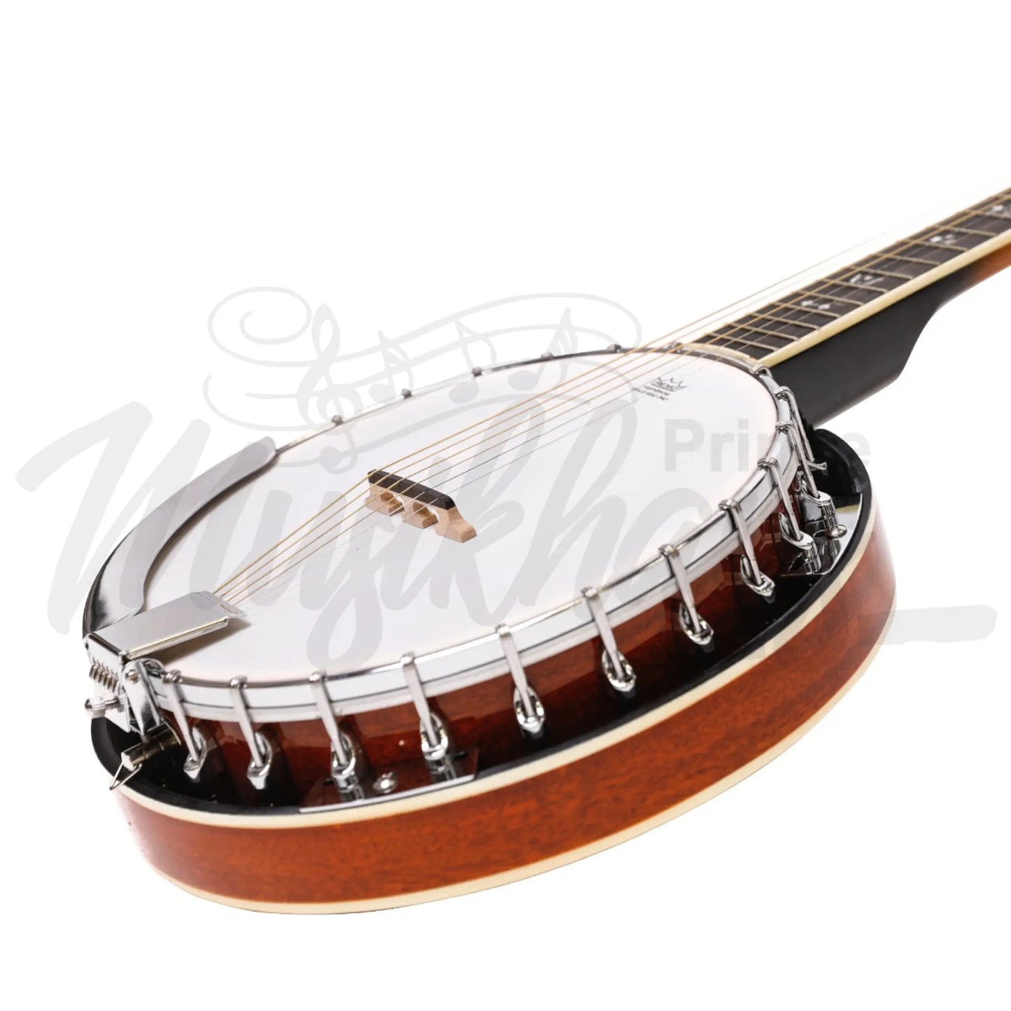 Heartland 6 String Irish Banjo Player Series 24 Bracket Closed Solid Back Sunburst Finish