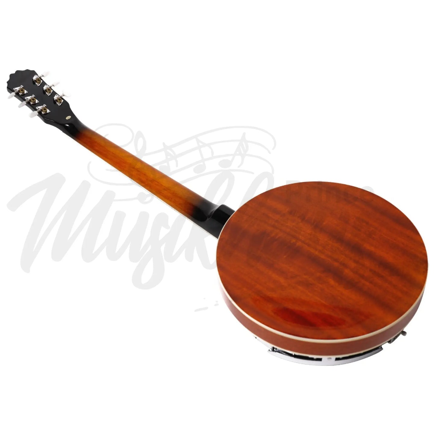 Heartland 6 String Irish Banjo Player Series 24 Bracket Closed Solid Back Sunburst Finish