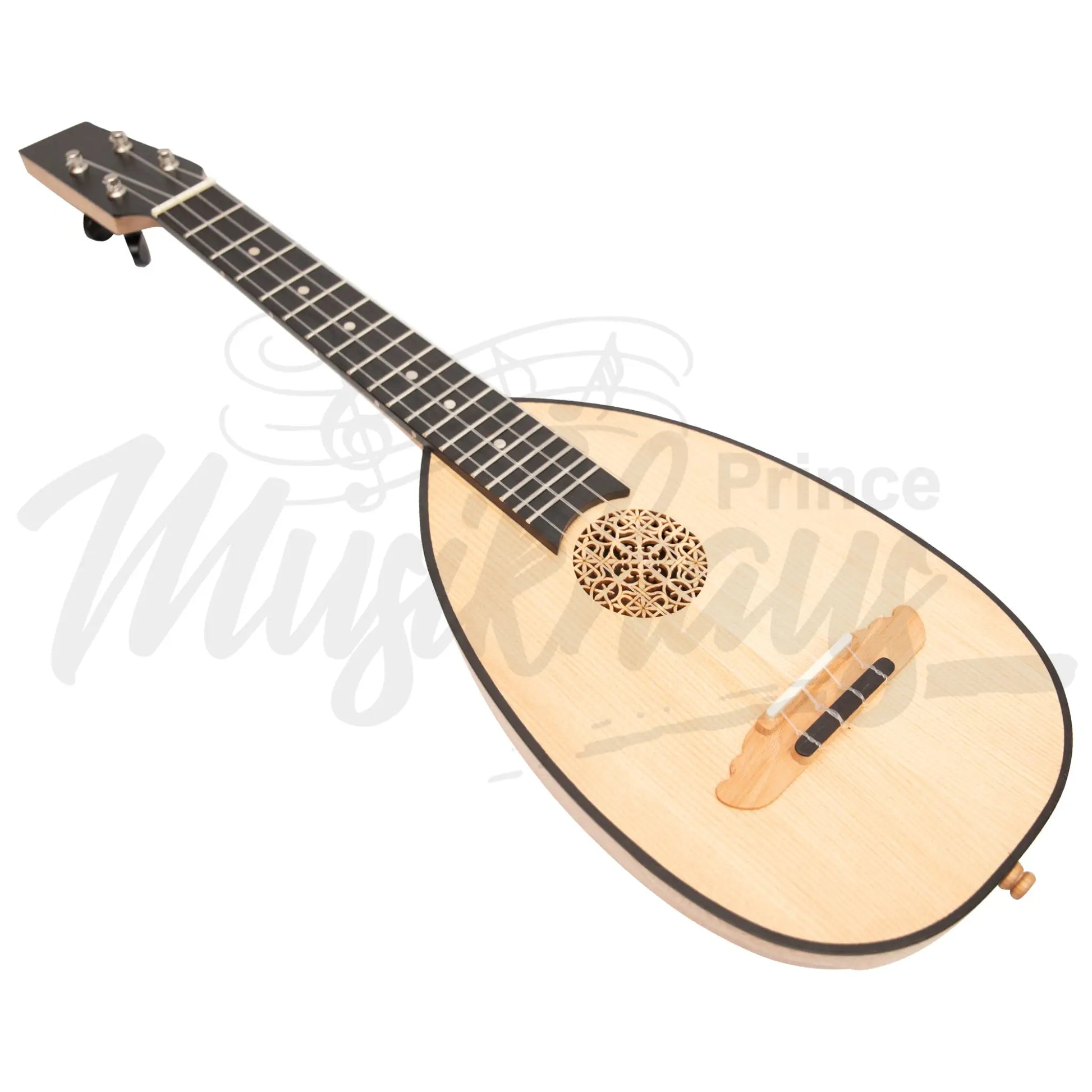 Heartland Baroque Ukulele 4 String Concert Variegated Walnut And Lacewood