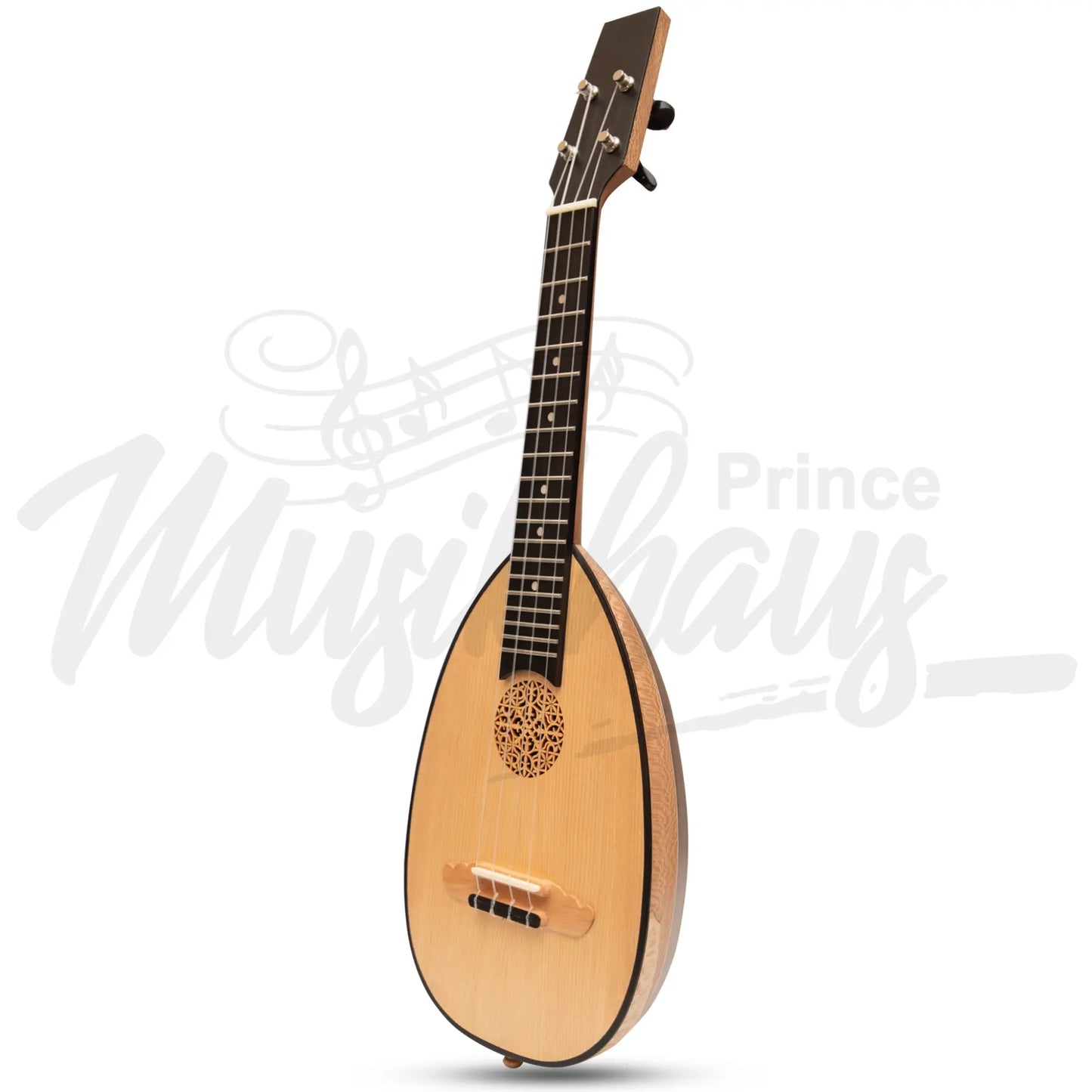 Heartland Baroque Ukulele 4 String Concert Variegated Walnut And Lacewood