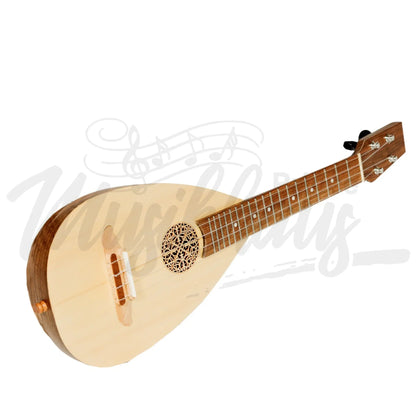 Heartland Baroque Ukulele 4 Strings Baritone Walnut