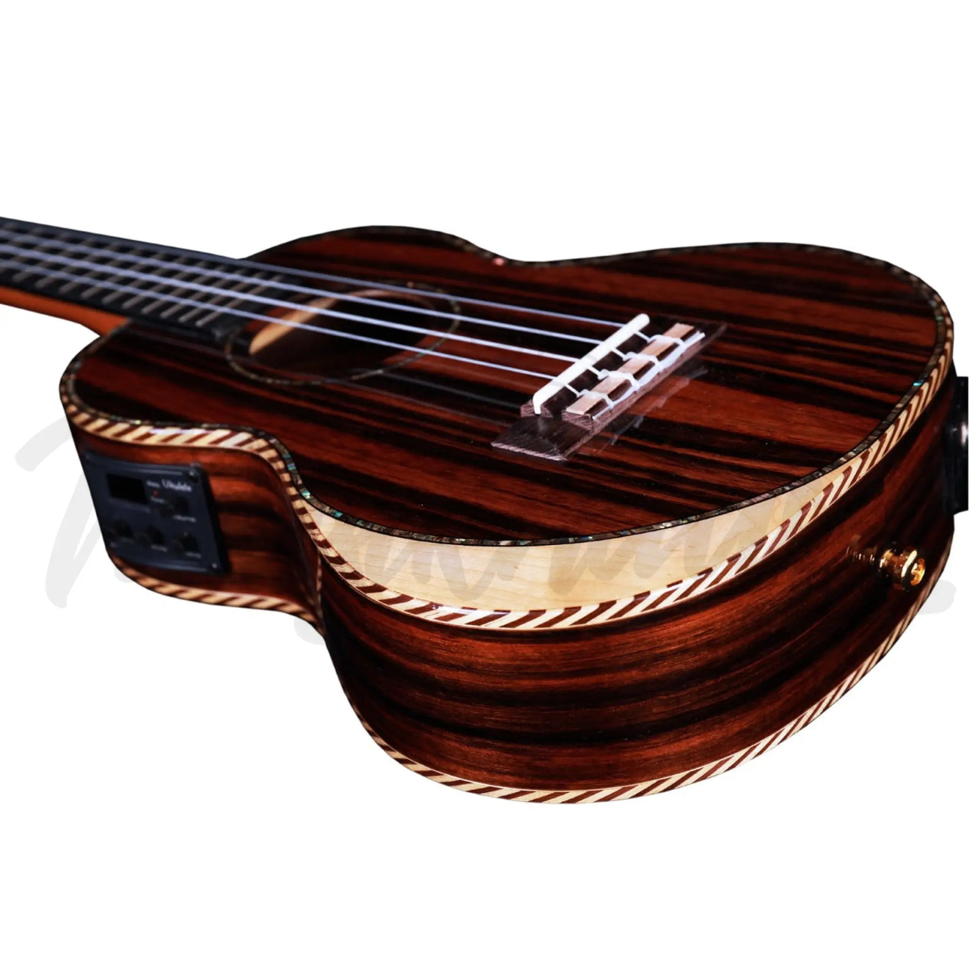 Heartland Concert Ukulele Ebony With Eq