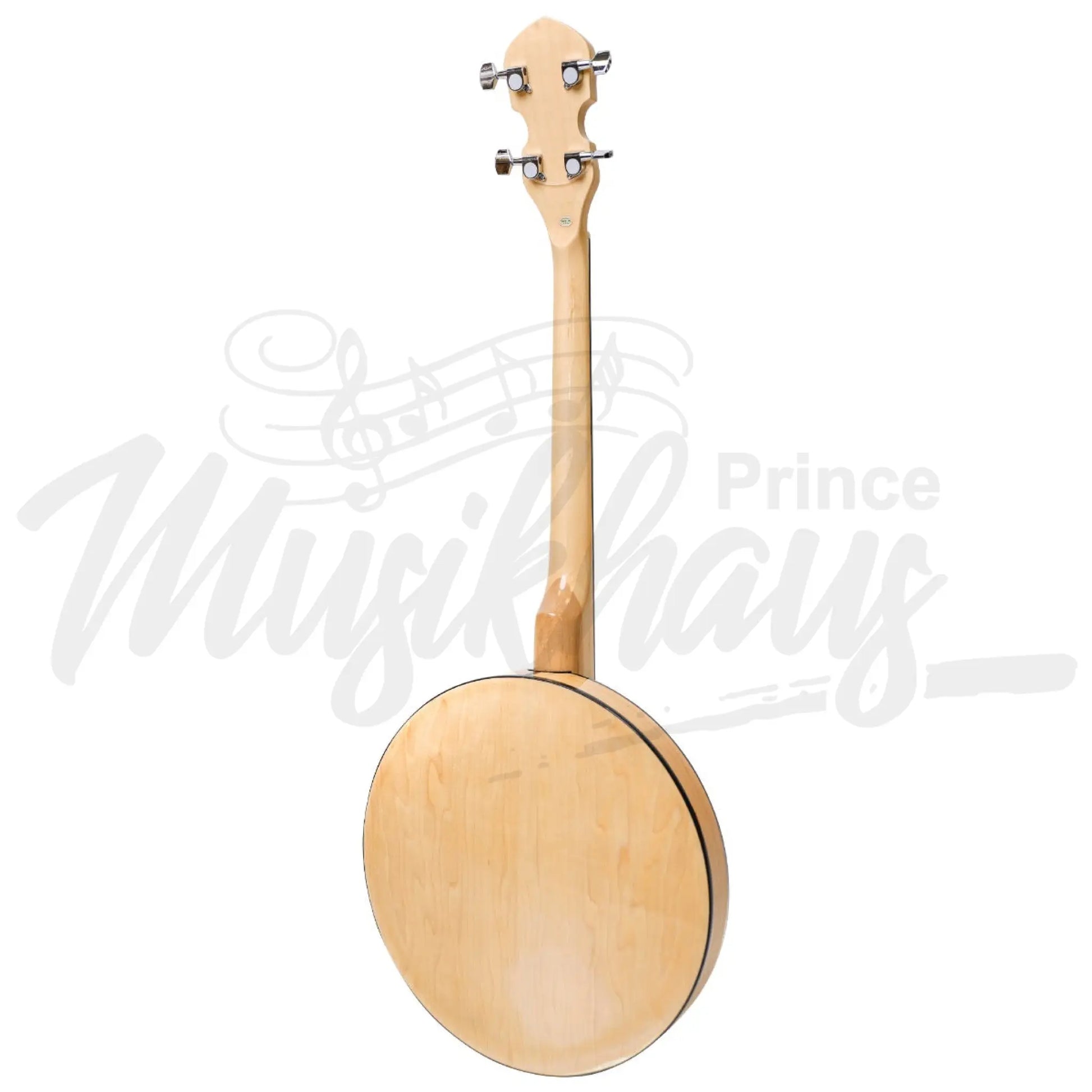 Heartland Deluxe Irish Tenor Banjo 17 Frets With 24 Bracket And Closed Solid Back Maple Finish