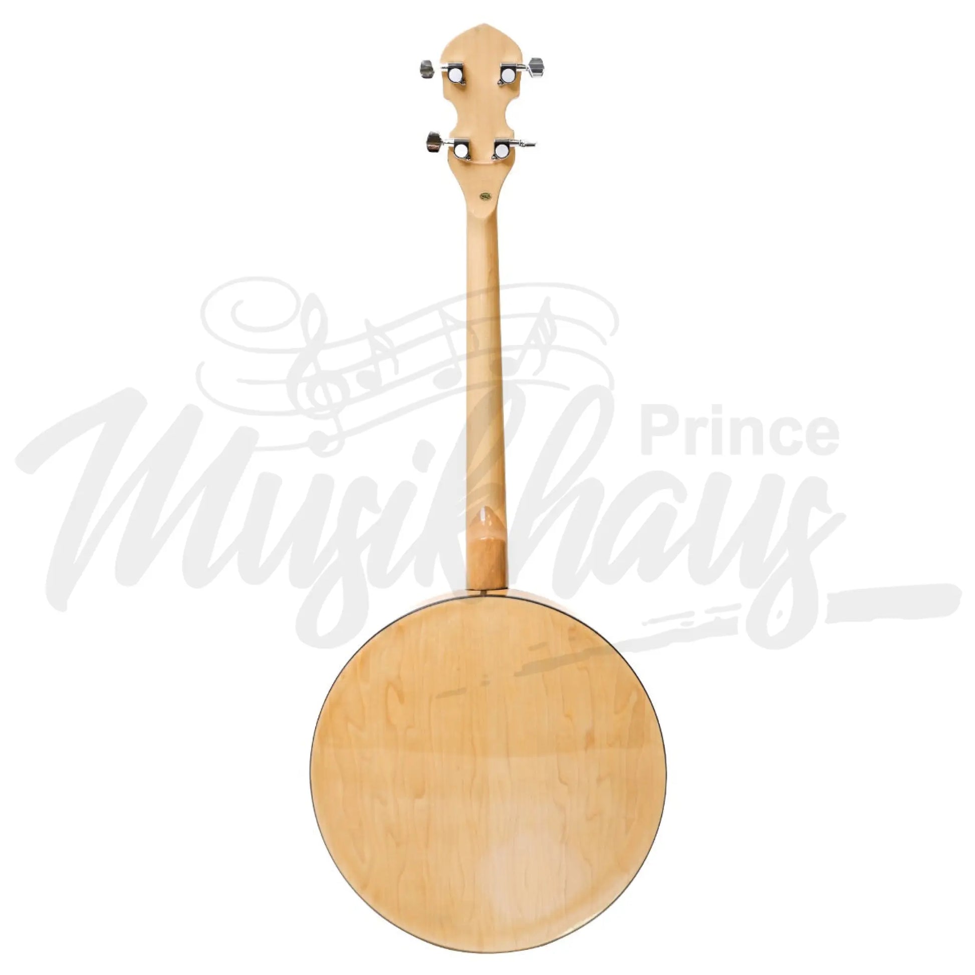 Heartland Deluxe Irish Tenor Banjo 19 Frets With 24 Bracket And Closed Solid Back Maple Finish